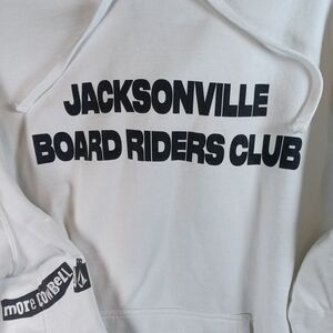 Jacksonville Board Riders Club White Hoodie